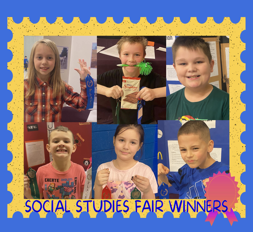 Social Studies Fair Winners for HES